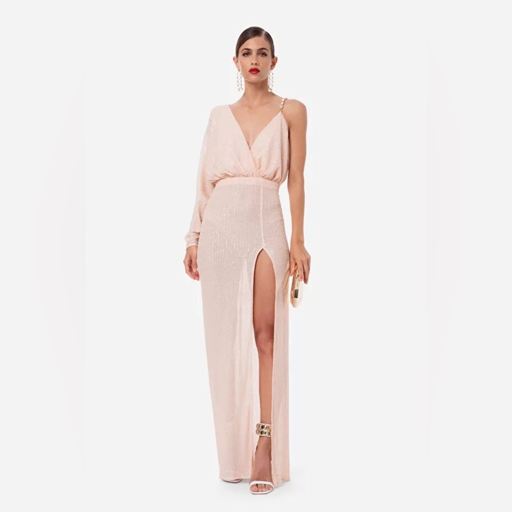 Elisabetta Franchi Pink Evening Gown